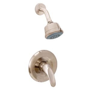 ESSENCE SINGLE HANDLE PRESSURE BALANCED SHOWER ONLY, BRUSHED NICKEL (TRIM ONLY)
