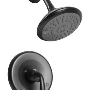 ARTIS SINGLE HANDLE PB SHOWER TRIM, MATTE BLACK