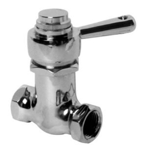 WOLVERINE BRASS 88041 BRASS SELF-CLOSING SHOWER VALVE WITH LEVER HANDLE, 1/2 IPS, CHROME