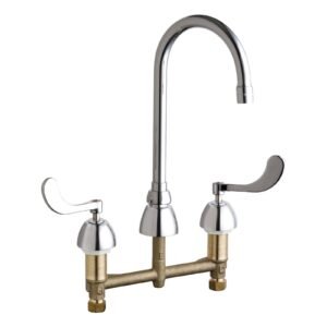 786-E3ABCP CHICAGO LAV FAUCET, WIDESPREAD