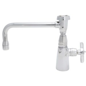 DECKMOUNT SGLE HOLE MOUNT CROSS HANDLE 8V/B SWING SPOUT