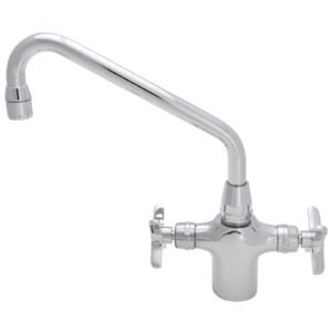 NON-POTABLE DECKMT SGLE HOLE MT CROSS HDLES/ 8 SWING SPOUT