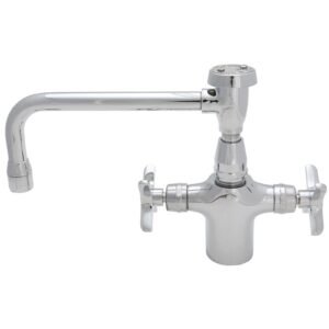 NON-POTABLE DECKMT SGLE HOLE MT CROSS HDLES 8V/B SWINGSPOUT