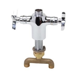 NON-POTABLE DECKMT SGLE HOLE MT CROSS HDLE,W/CHECK VAL,L/SPT