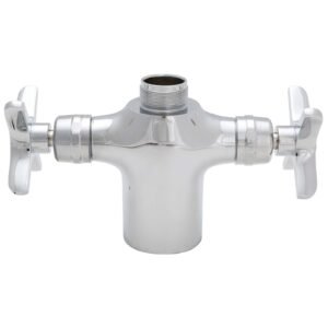 NON-POTABLE DECKMOUNT SGLE HOLE MT CROSS HDLES/ LESS SPOUT