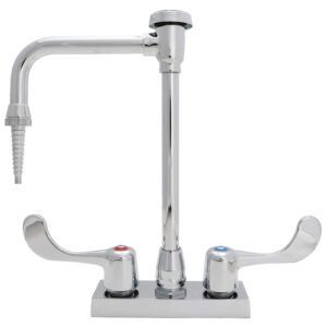 NON-POTABLE DECKMOUNT 4 CTRS 4W/B HANDLES/ V/B GOOSENECK