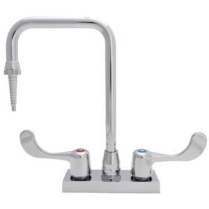 NON-POTABLE DECKMOUNT 4 CTRS 4W/B HANDLES/ GOOSENECK