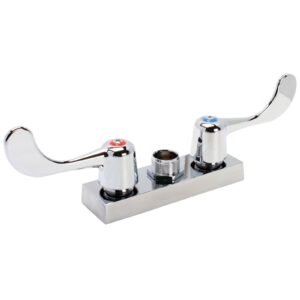 DECKMOUNT 4 CTRS 4W/B HDLES,W/CHECK VAL,L/SPT