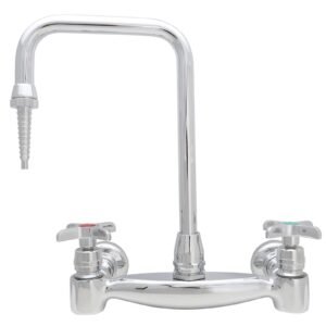 NON-POTABLE WALLMOUNT 8 CTRS CROSS HANDLES/ GOOSENECK