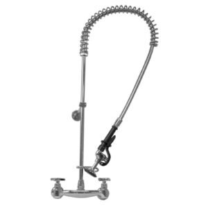 PRERINSE WALLMOUNT UNIT CROSS HANDLES/ 8 CENTERS