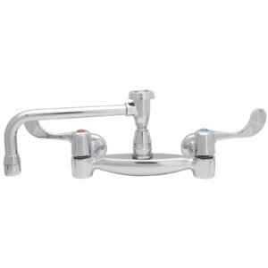 WALLMOUNT 8 CTRS 4W/B HANDLE 8V/B SWING SPOUT
