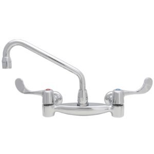 WALLMOUNT 8 CTRS 4 W/B HANDLES/8SWING SPOUT