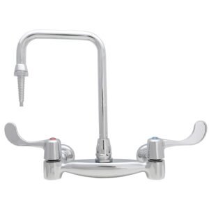 NON-POTABLE WALLMOUNT 8 CTRS 4 W/B HANDLES/ GOOSENECK