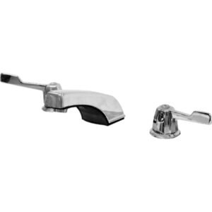VISTA TWO HANDLE WIDESPREAD BATHROOM FAUCET WITH POP-UP, CHROME