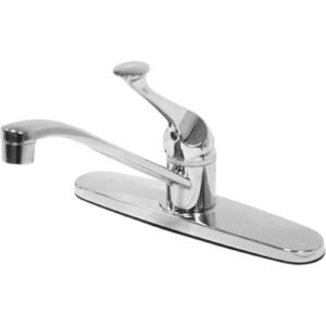 CHATHAM SINGLE HANDLE KITCHEN FAUCET, LESS SPRAY, POLISHED CHROME