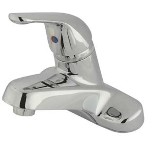 CHATHAM SINGLE HANDLE CENTERSET BATHROOM FAUCET LESS POP-UP, CHROME
