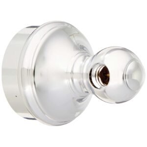 SMALL LEVER HANDLE HUB AND SCREW, POLISHED CHROME