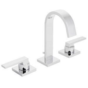 SPEAKMAN LURA WIDESPREAD FAUCET WITH PLATFORM LEVER HANDLES