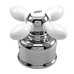CENTENNIAL CROSS HANDLE HDLE-HOT/COLD-CH/WH