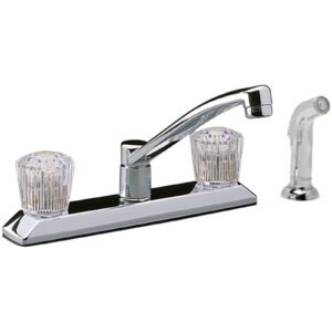 ENCORE 2 HDLE KITCHEN CLEAR ACRYLIC HDLES,W/SPRAY,CH