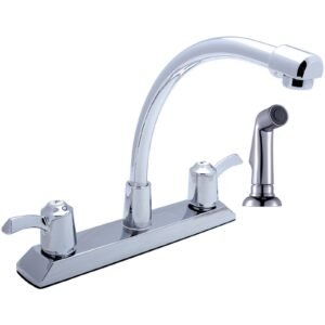 ENCORE KITCHEN HI-RISE LEVER HANDLE WITH SPRAY, CH
