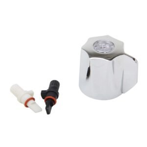 CHROME CANOPY HANDLE H&C PAIR -LARGE CANOPY & STEMS