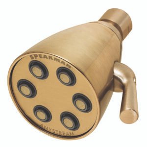6-JET BRASS SHOWERHEAD, BBZ, 2.0 GPM