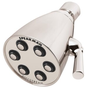 6-JET BRASS SHOWERHEAD, PN, 1.75 GPM