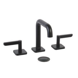 LUCID WIDESPREAD FAUCET, MID SPOUT, MB