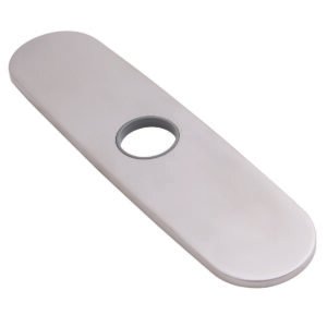 KITCHEN FAUCET DECK PLATE IN STAINLESS STEEL