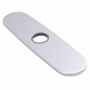KITCHEN FAUCET DECK PLATE IN POLISHED CHROME