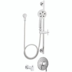 NEO TRIM, SHOWER AND TUB PACKAGE, NO VALVE, PC, 1.75 GPM