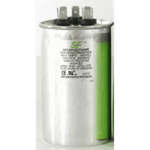 CAPACITOR; 45+5MFD 370/440V ROUND RUN CAPACITOR