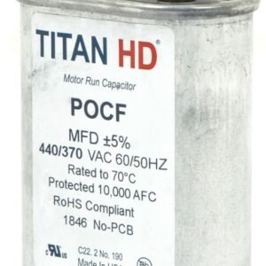 TITAN HD 12.5MFD,440/370V,OVAL