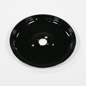 GAS BLACK PORCELAIN BURNER BOWL MED