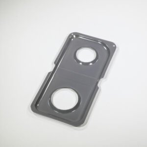 RANGE DOUBLE DRIP PAN - RIGHT SIDE; GRAY