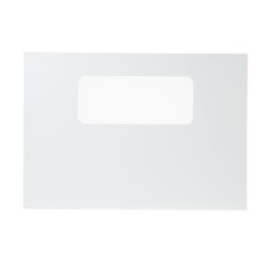 GLASS DOOR SM WN WHITE GE