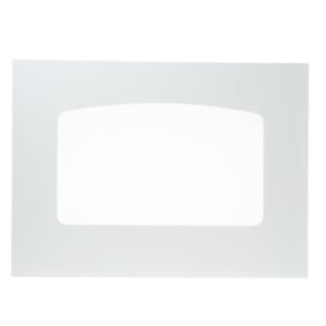 RANGE OVEN DOOR GLASS - WHITE